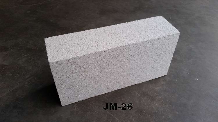 Insulating refractory brick
