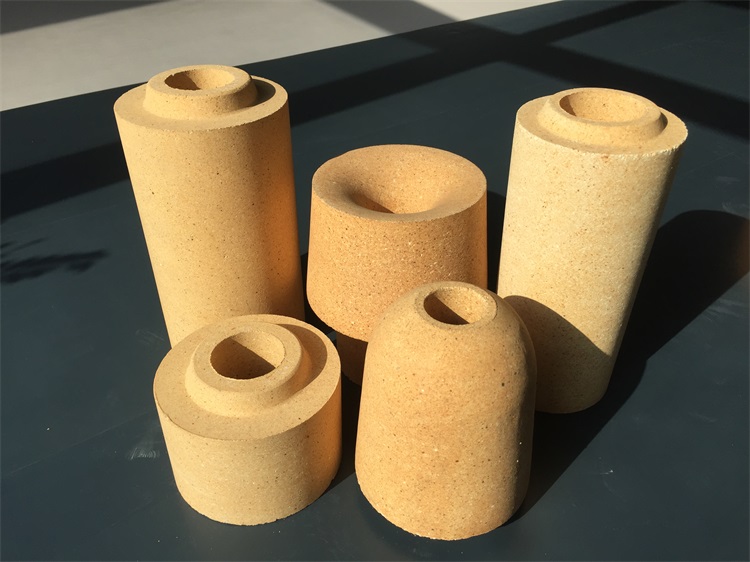 They are mainly used in mould cast steel ingot of casting steel industry Sleeve brick Nozzle Stopper head