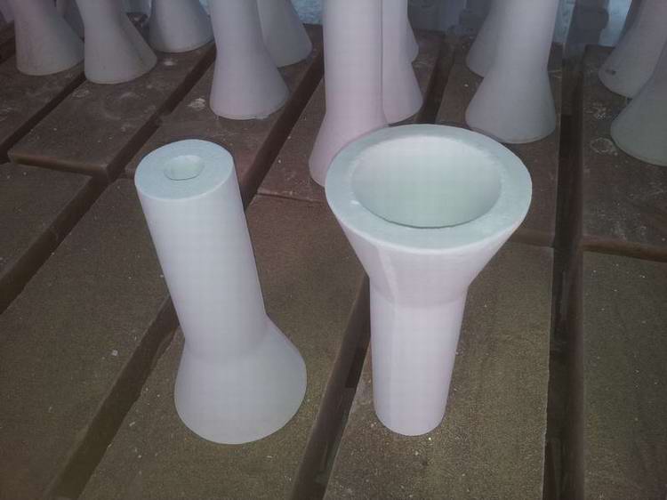 Fused quartz nozzle