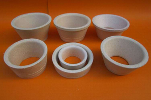 Investment casting pouring cup