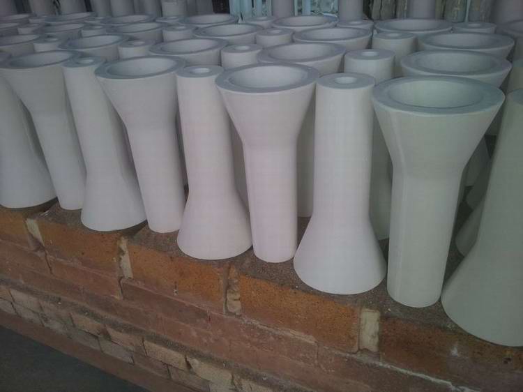 Fused quartz nozzle