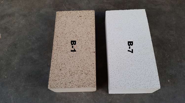 Insulating refractory brick