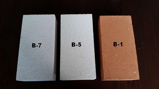 Heat insulating brick