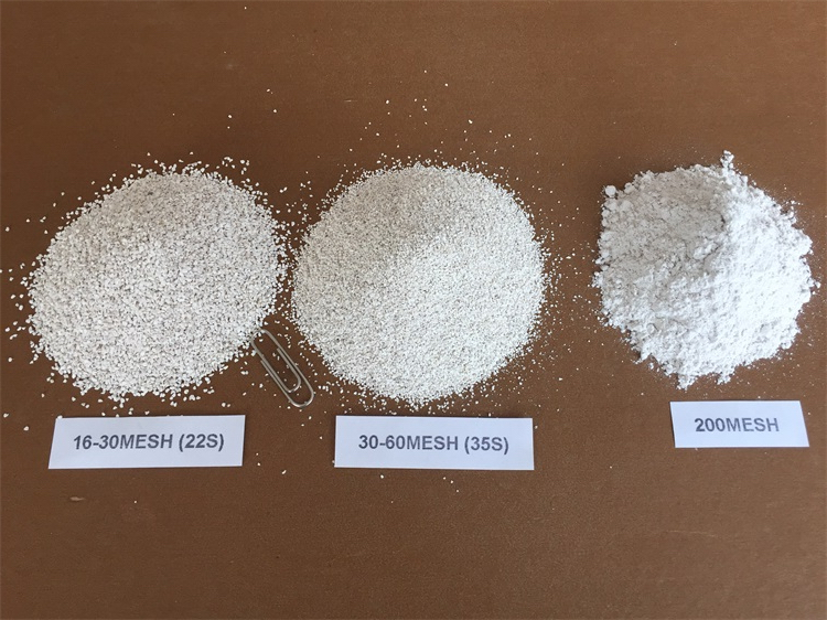Chamotte sand, Chamotte flour