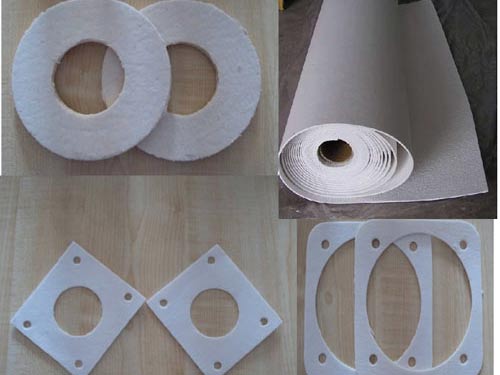 Refractory ceramic fibre paper
