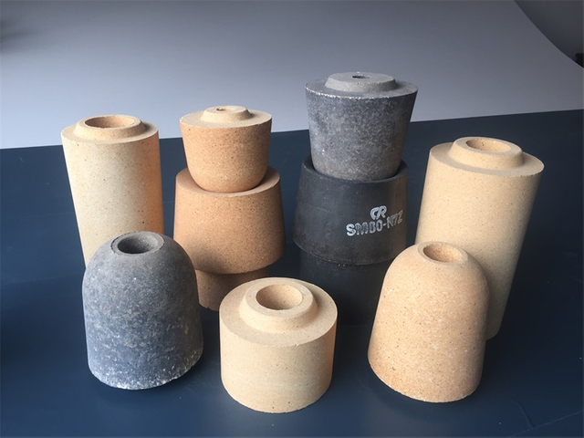 Used for Steel industry casting steel Sleeve brick Nozzle Stopper head