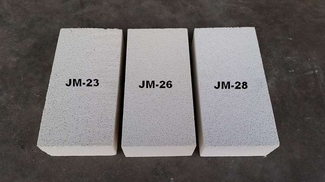 Insulating refractory brick