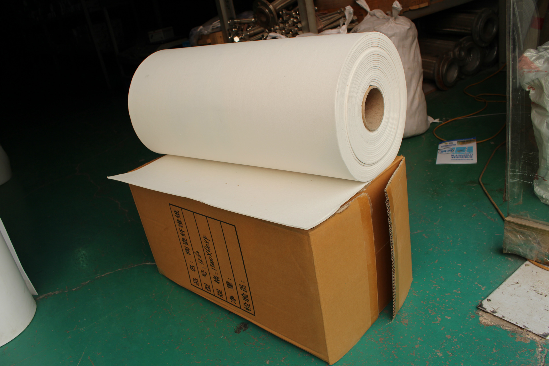Ceramic fiber paper