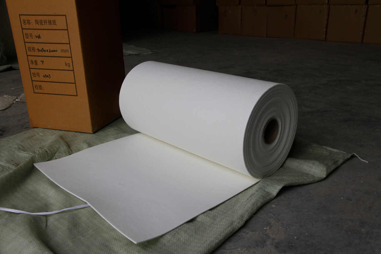Ceramic fiber paper