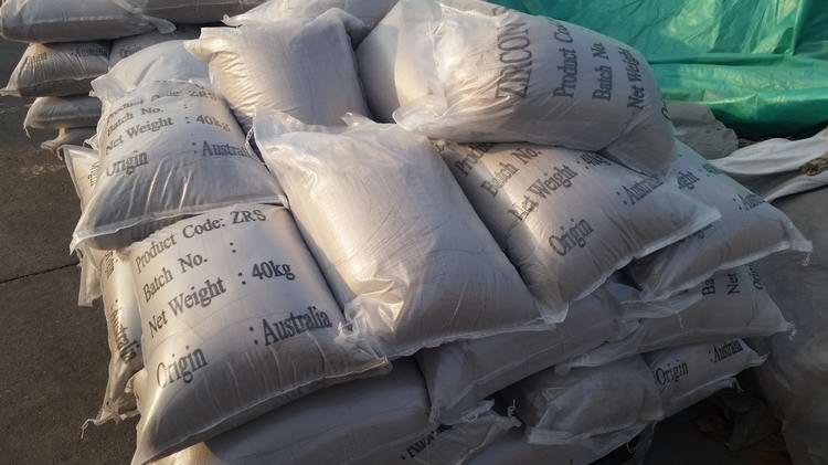 Zircon flour, Zircon sand 