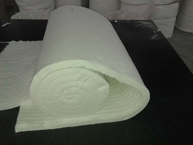 Roof insulation for high temperature industrial furnace aluminium silicate fiber felt