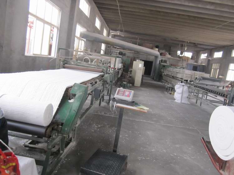Ceramic fiber blanket