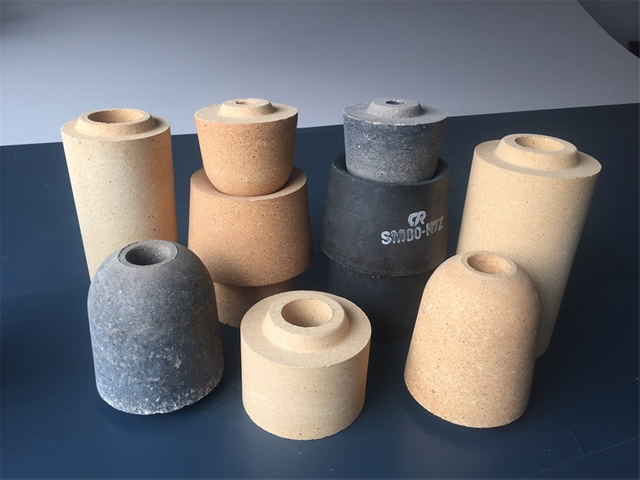 They are mainly used in mould cast steel ingot of casting steel industry stopper plug Choke plug brick